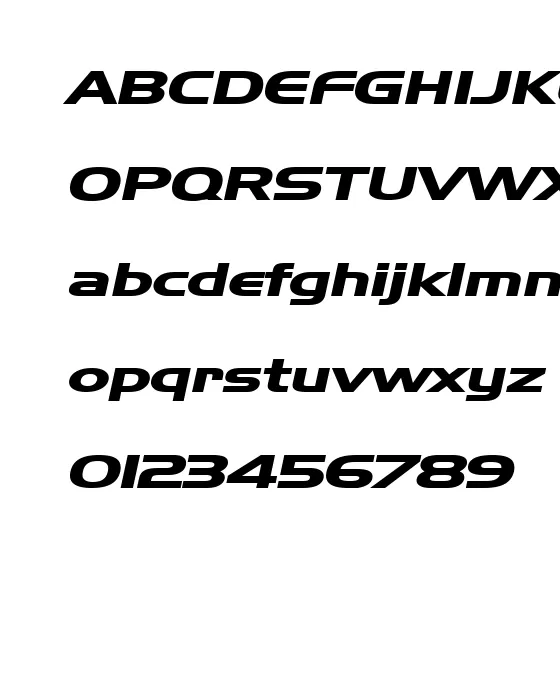 Hanzel Extended Bold Italic.webp