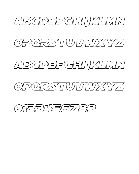 SF Distant Galaxy Outline Italic.webp