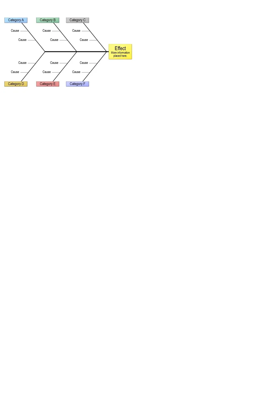简洁鱼骨结构分析图PPT模板-1.webp