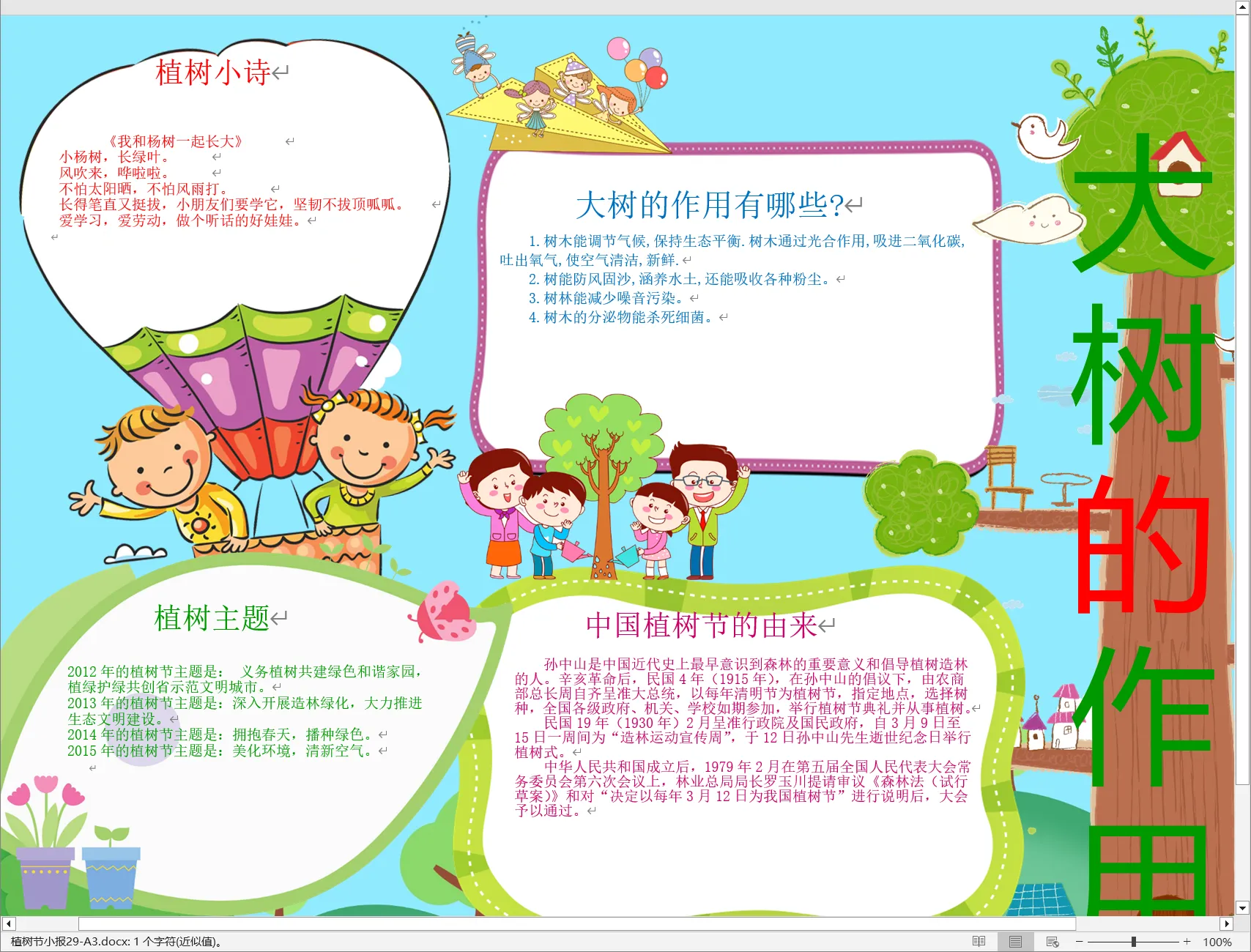 植树节小报29-A3.webp
