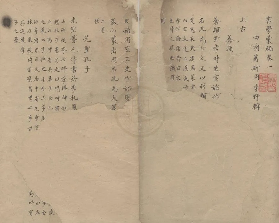 330000-1705-0004823.書學彙編十卷.清萬斯同輯.清抄本.webp