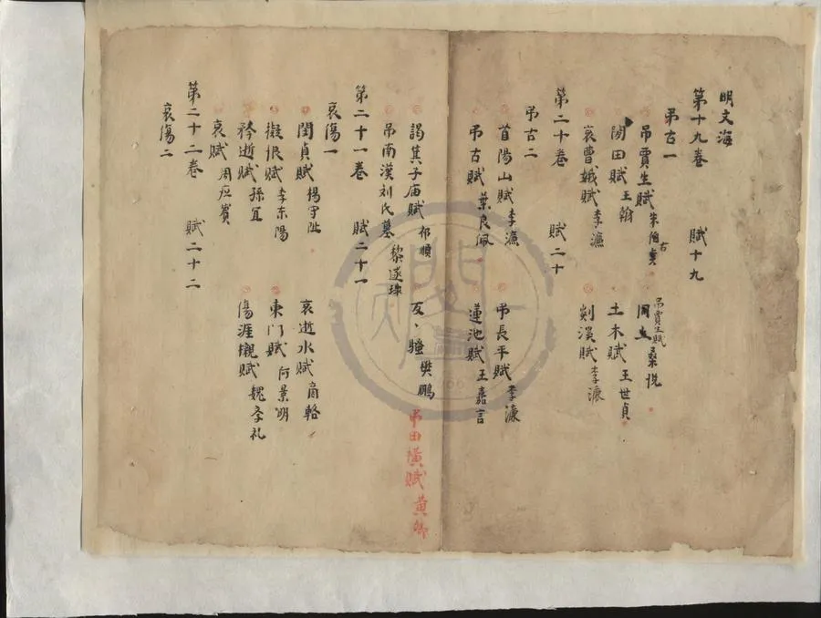 330000-1705-0006219.明文海四百八十二卷目錄三卷.黃宗羲.稿本.webp