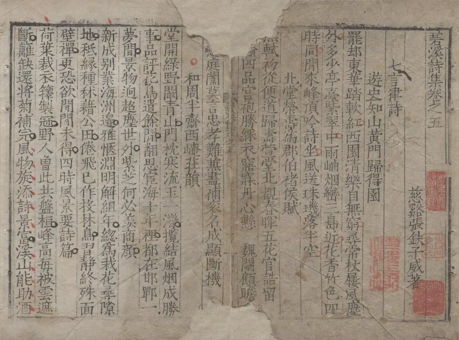 330000-1705-0005633.碧溪詩集十五卷.明張鈇著.明嘉靖刻本.webp