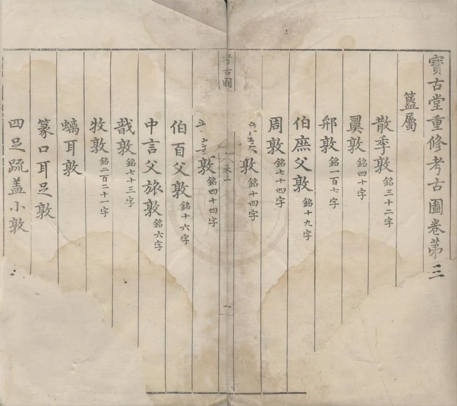 330000-1705-0018207.寶古堂重修考古圖三十卷.宋王黼等撰.明萬曆刻本.webp