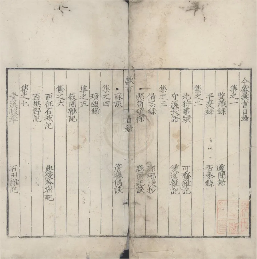 330000-1705-0007863.今獻彙言八集二十五種（存二十二種）明高鳴鳳編.明刻本.webp