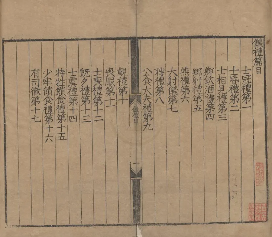 330000-1705-0000108.儀禮十七卷.漢鄭玄注.明正德刻本.webp