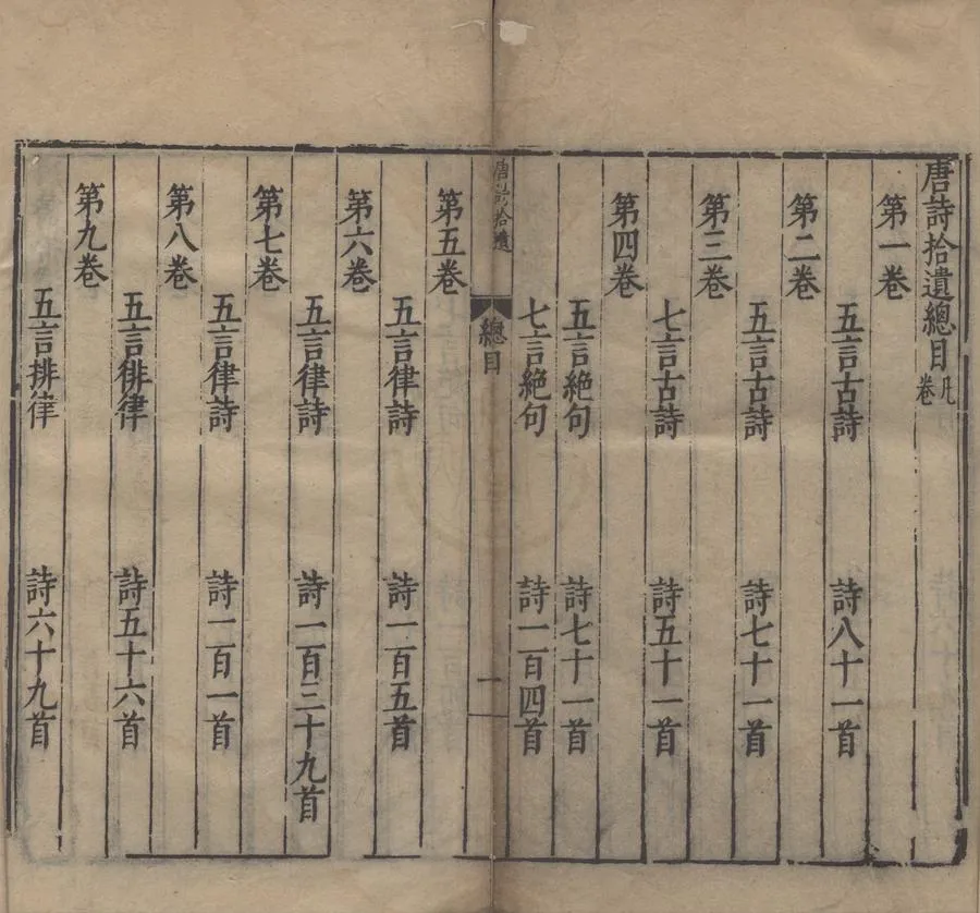 330000-1705-0006162.唐詩品彙九十卷拾遺十卷詩人爵里詳節.明高棅編輯.清張恂重訂.明刻本.webp