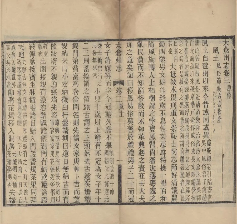 330000-1705-0018631.(民國)太倉州志二十八卷首.末.民國王祖畬纂修.民國刻本.webp