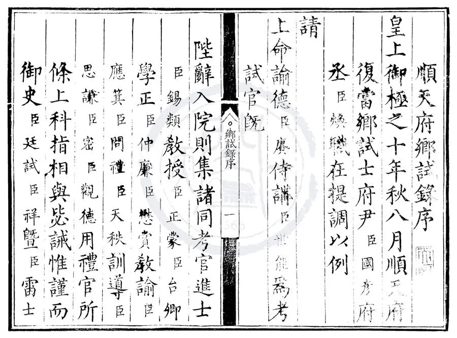 330000-1705-0000417.萬曆十年順天府鄉試錄.明佚名輯.明萬曆刻本.webp
