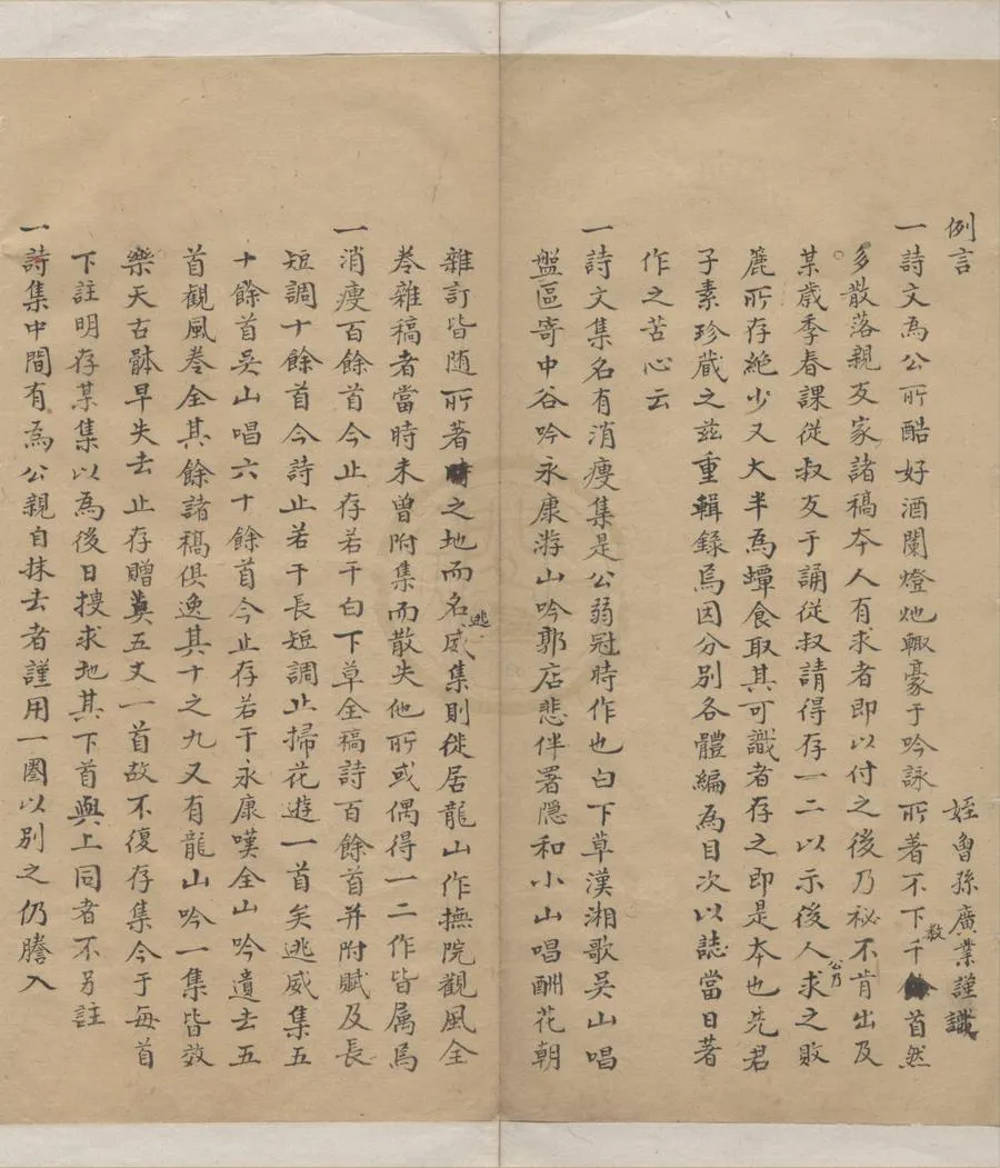 330000-1705-0005878.消瘦集十四卷.明周柯云著.清乾隆抄本.webp