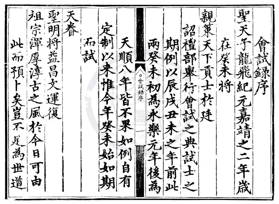 330000-1705-0006992.嘉靖二年會試錄.明嘉靖刻本.webp