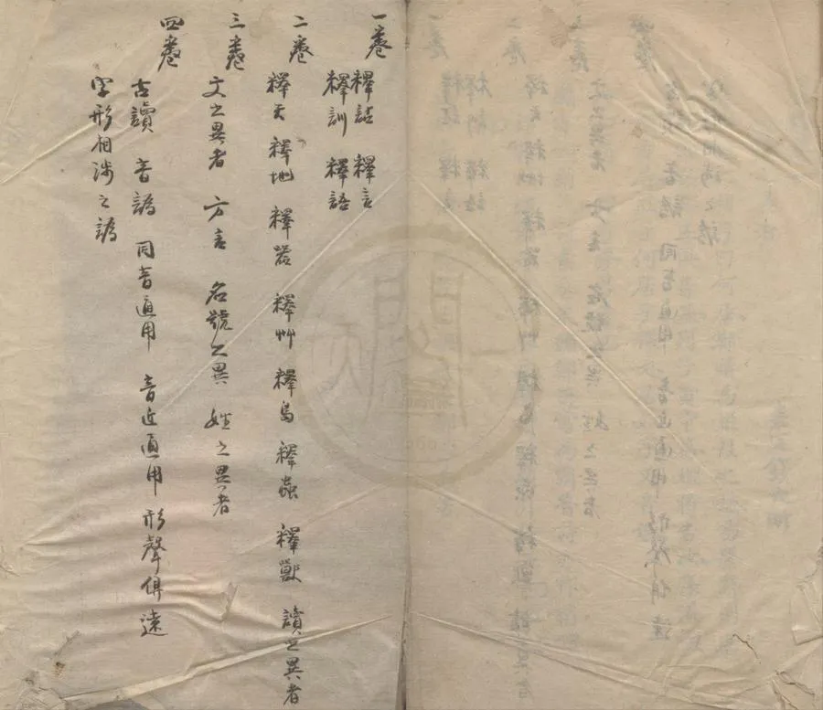 330000-1705-0015735.聲類四卷.清錢大昕撰.清抄本.webp