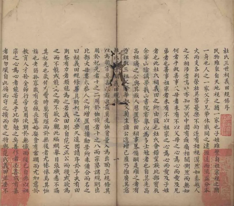 330000-1705-0018979.杜氏三世祠義田規條不分卷.清杜承節等輯.杜氏三世祠義田字號畝分清冊不分卷.清光緒抄本.webp