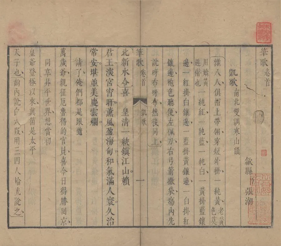 330000-1705-0006298.筆歌二卷首.清張潮.同學諸子評.清刻本.webp