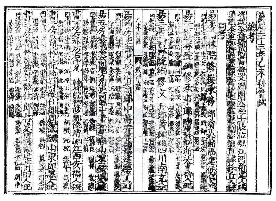 330000-1705-0007053.萬曆二十三年乙未科進士履歷便覽.明萬曆刻本.webp