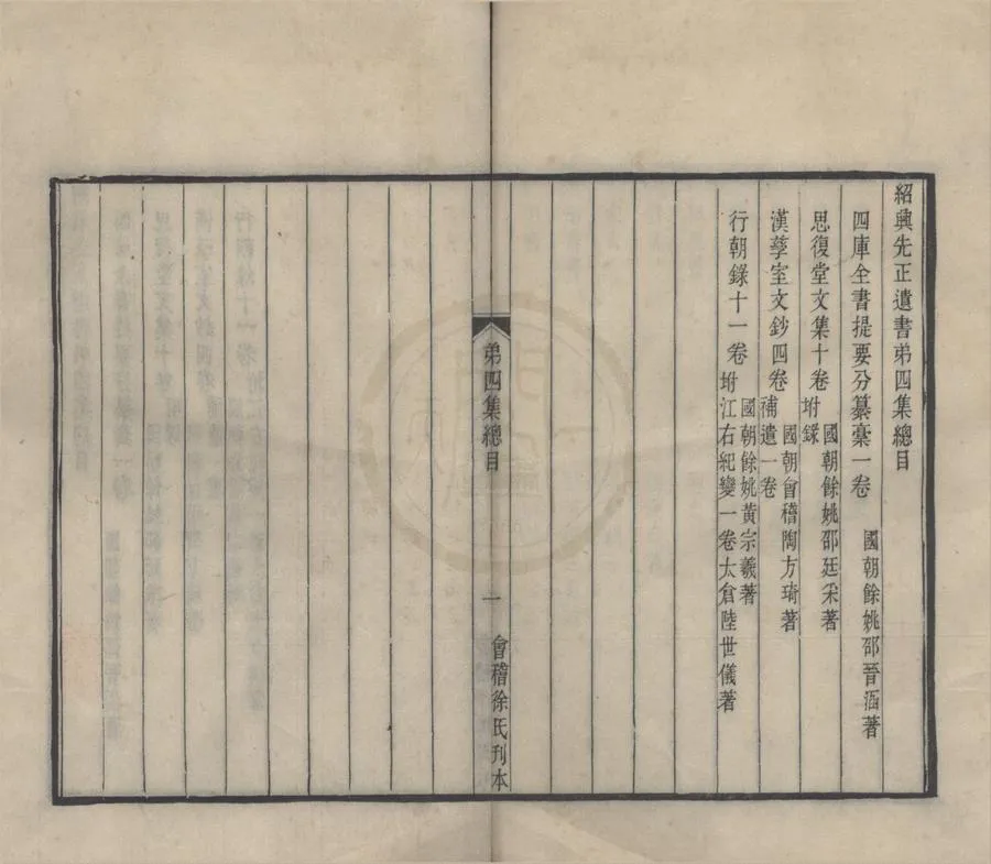 330000-1705-0018647.紹興先正遺書（存一種）清徐友蘭輯.清光緒刻本.webp