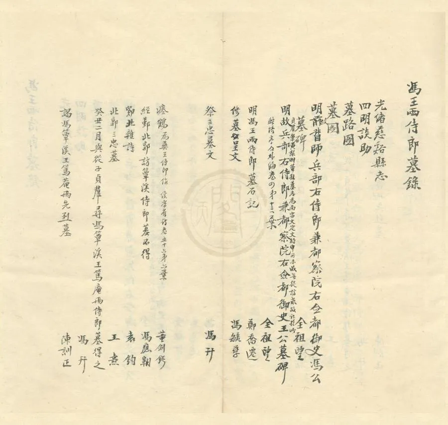 330000-1705-0001853.馮王兩侍郎墓錄.民國馮貞群輯.民國稿本.webp