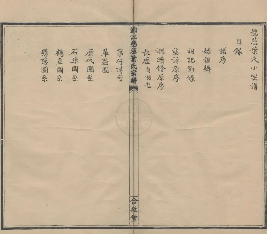 330000-1705-0008639.(浙江鄞縣)鄞江懸慈葉氏宗譜不分卷.清吳承宗纂修.清同治抄本.webp