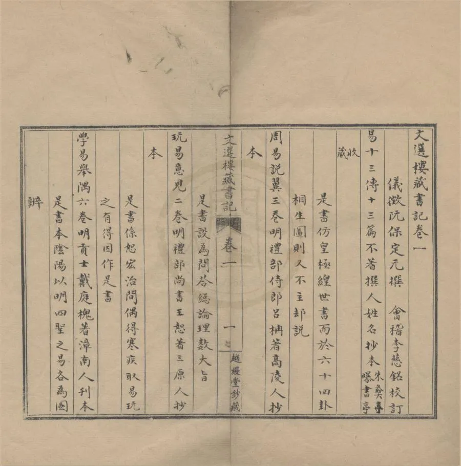 330000-1705-0018554.文選樓藏書記六卷.清阮元撰.清李慈銘校訂.民國抄本.webp