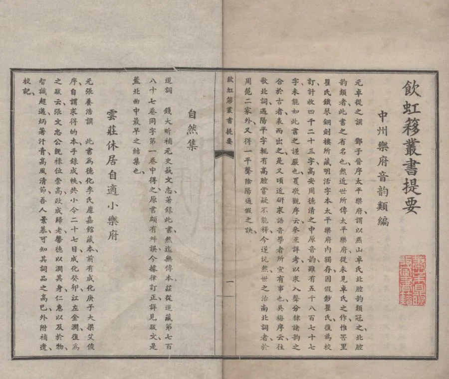 330000-1705-0018402.飲虹簃叢書提要.附預約定單.民國鉛印本.webp