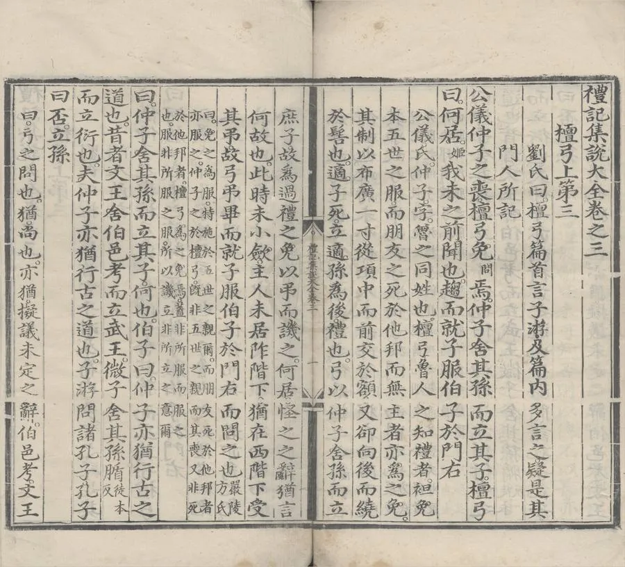 330000-1705-0006420.禮記集說大全三十卷.明胡廣等輯.明刻本.webp