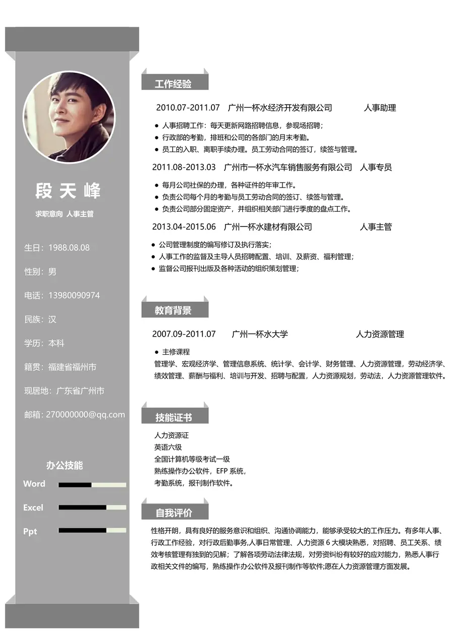 个性微创意简洁简历模板YBS291page_001.webp