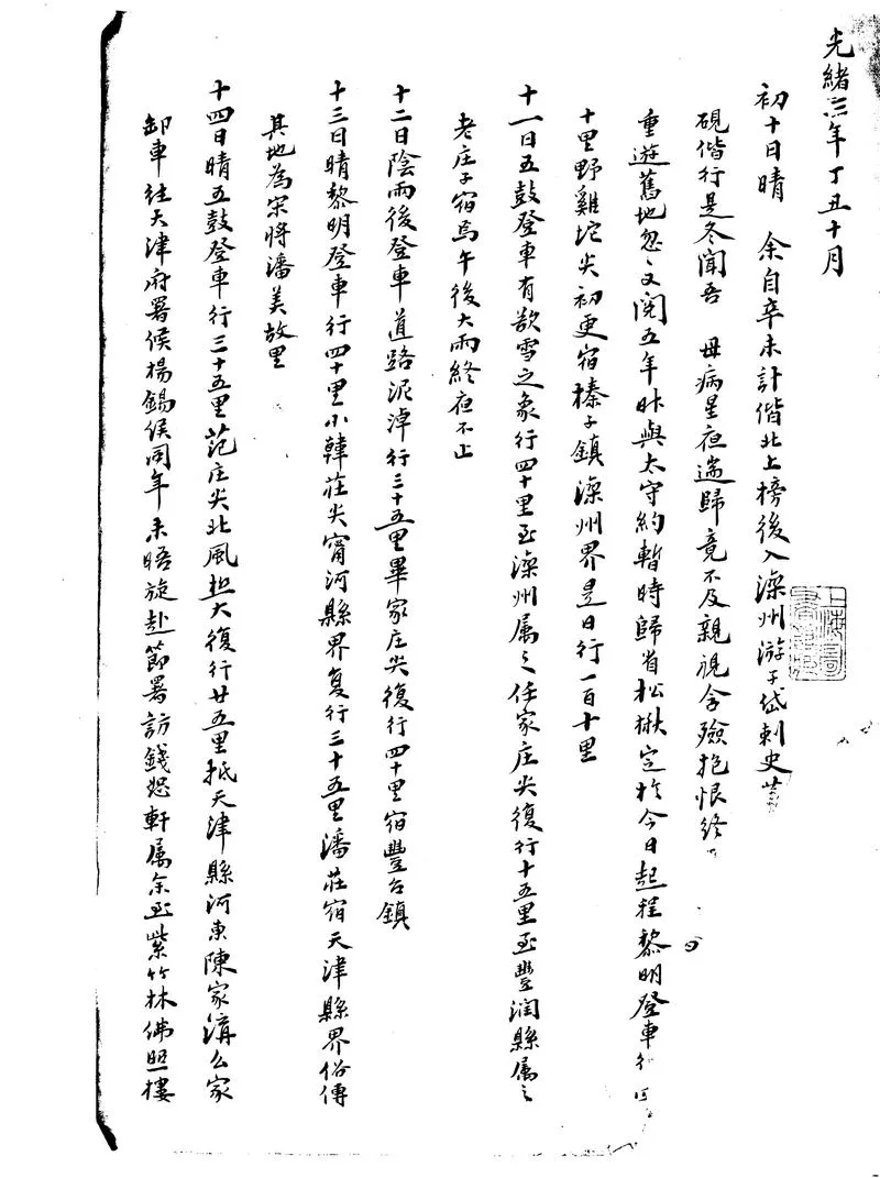 GJ2312541.莊鼎臣日記不分卷清光緒三年至五年、十年_P2.webp