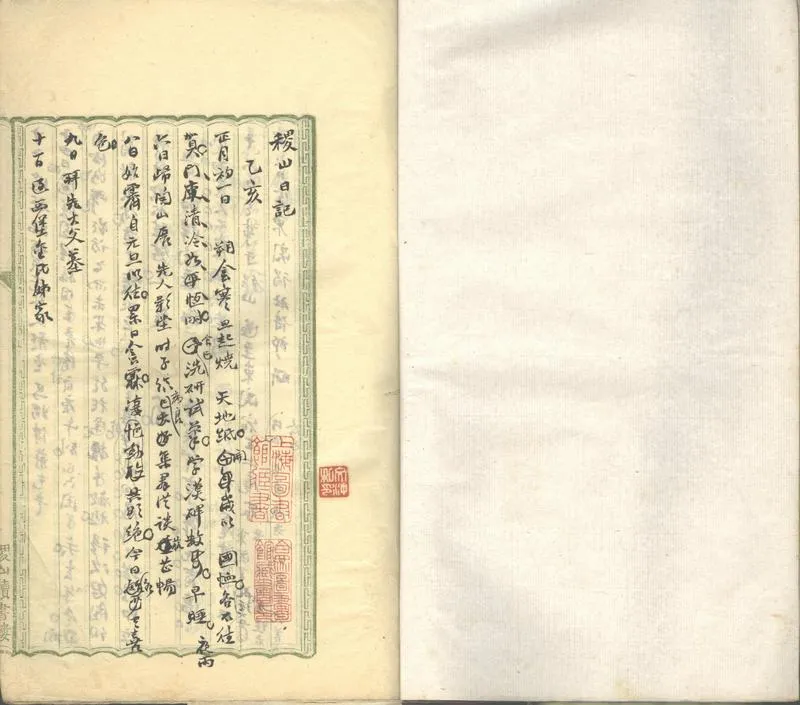 GJ2311186.稷山日記不分卷，光緒元年正月初一日至七月十五日_P2.webp