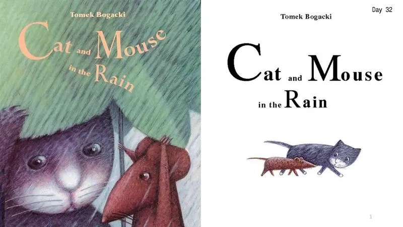 day32：Cat and Mouse in the Rain 老鼠猫咪在雨里.webp